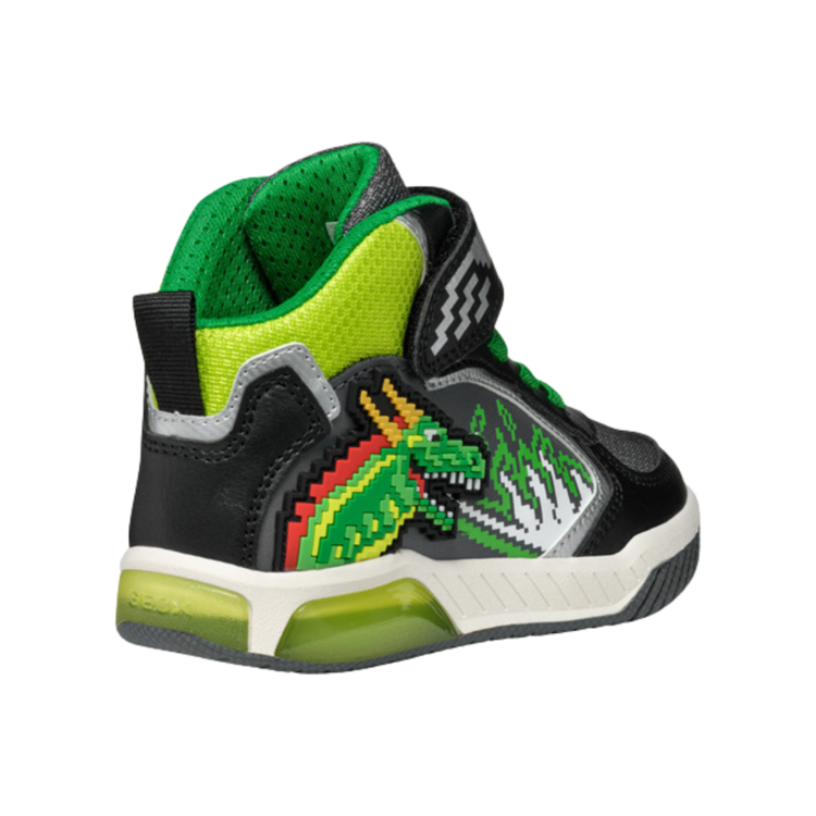 Geox Geox J Inek Black/Lime