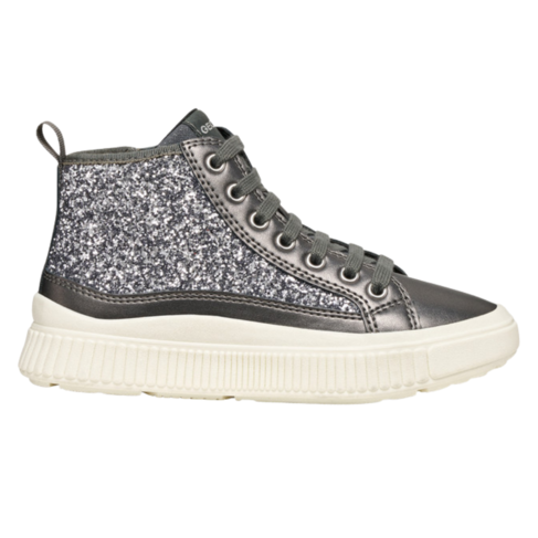 Geox J Laquinny Dk Silver