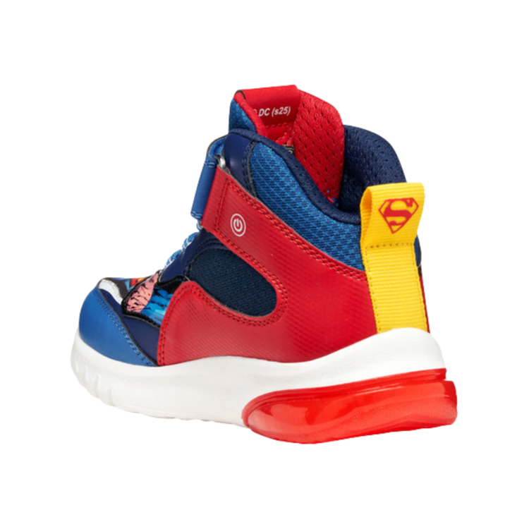 Geox Geox J Ciberdron Mid Blue/Red