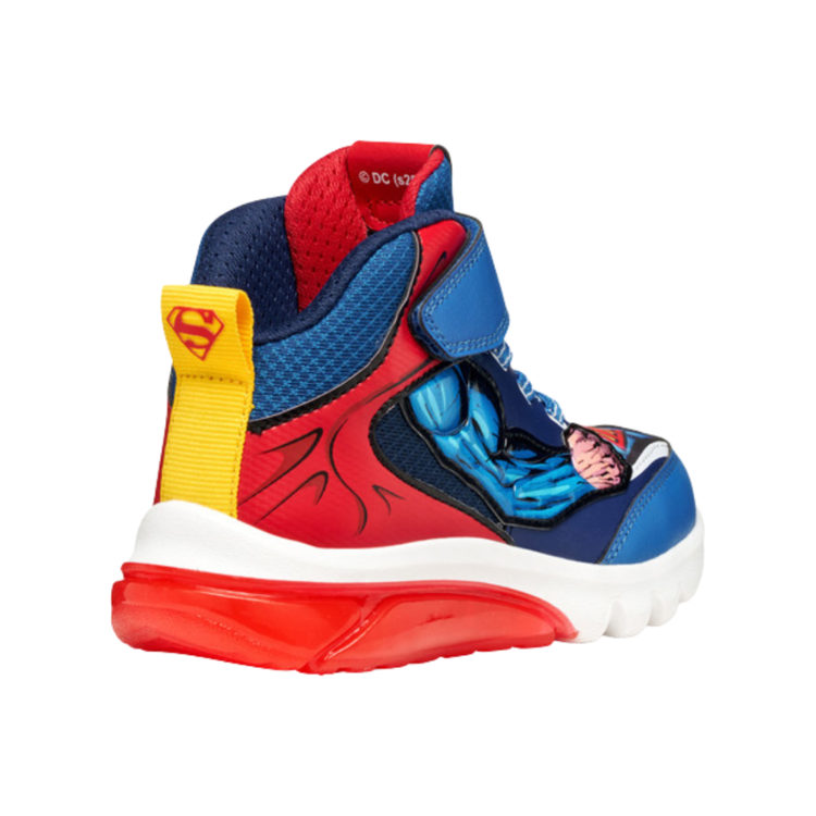 Geox Geox J Ciberdron Mid Blue/Red
