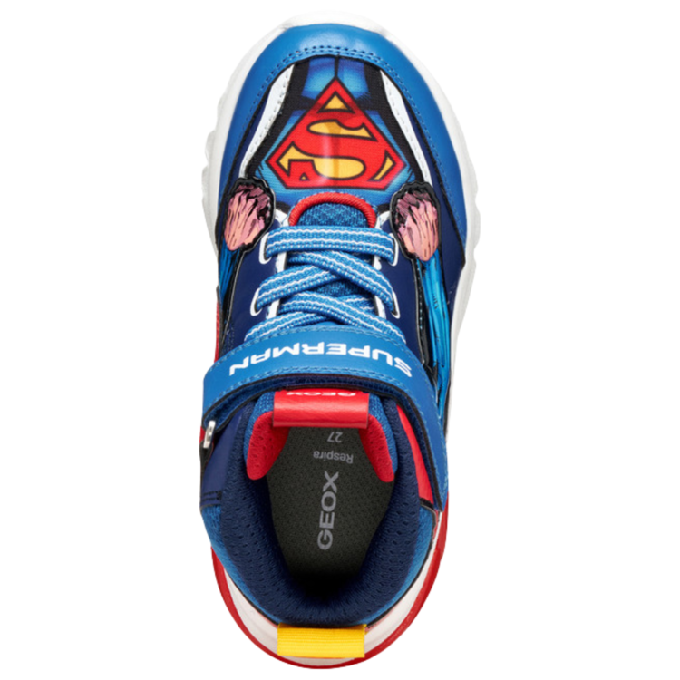 Geox Geox J Ciberdron Mid Blue/Red