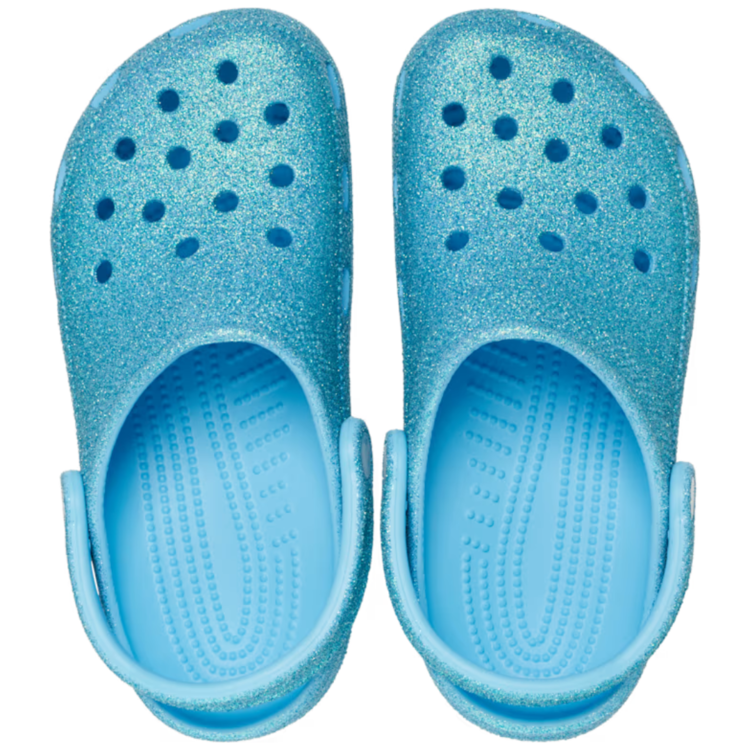 Crocs Crocs Classic Iridescent Glitter Clog Tinted Glass