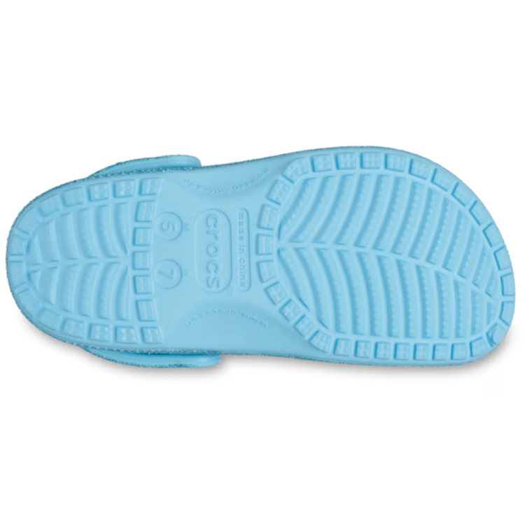 Crocs Crocs Classic Iridescent Glitter Clog Tinted Glass