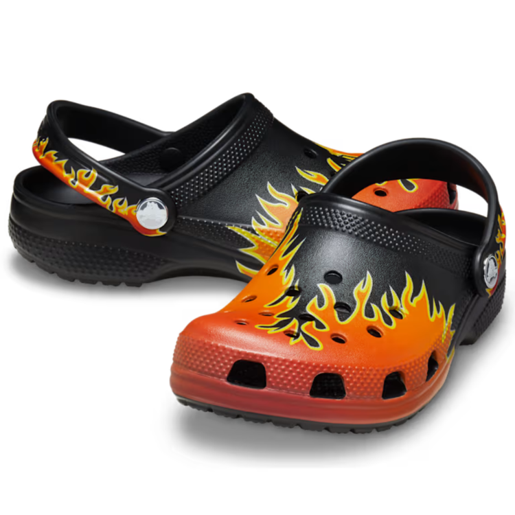 Crocs Crocs Toddler Classic Flames Clog