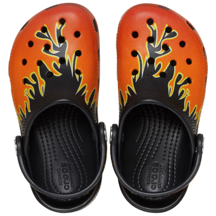 Crocs Crocs Toddler Classic Flames Clog