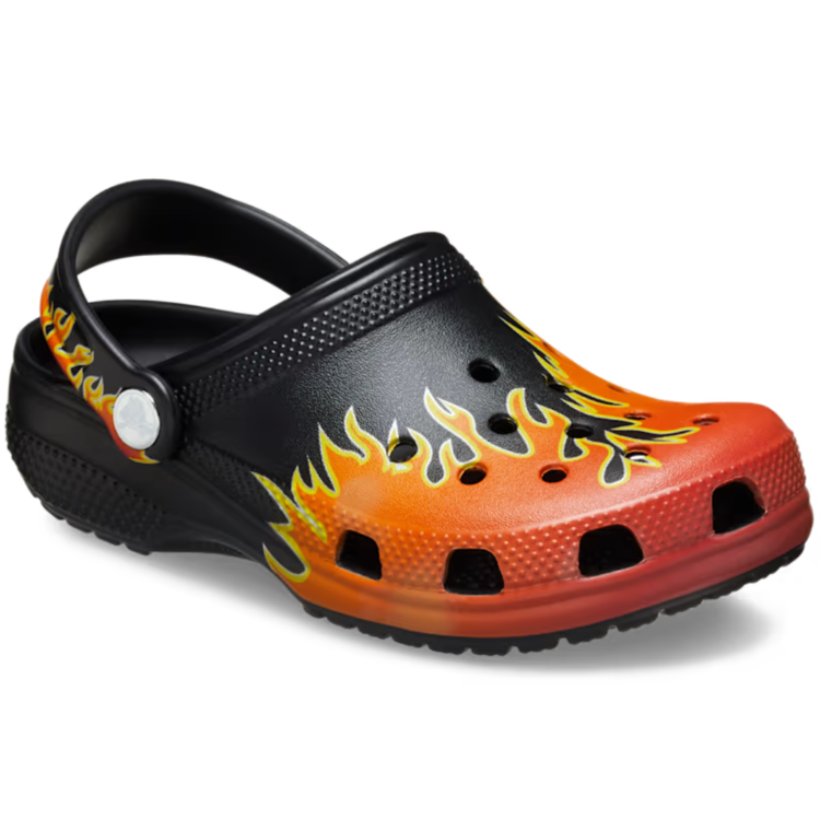 Crocs Crocs Toddler Classic Flames Clog