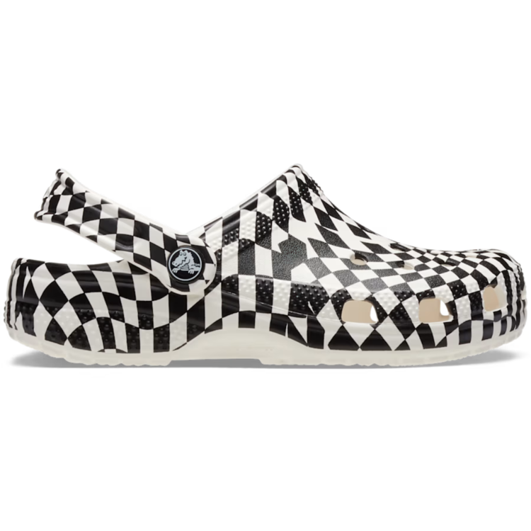 Crocs Crocs Warped Checker Clog White/Black