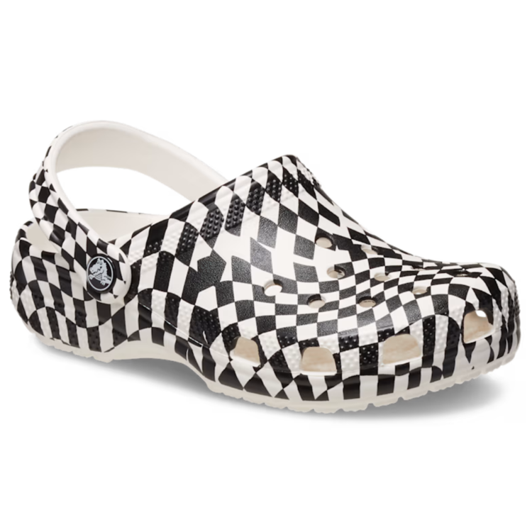 Crocs Crocs Warped Checker Clog White/Black