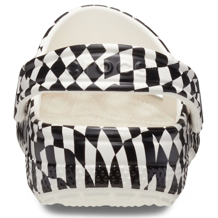 Crocs Crocs Warped Checker Clog White/Black