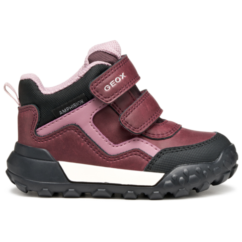 Geox B Trekkyup ABX Burgundy/Rose (Toddler 4.5)