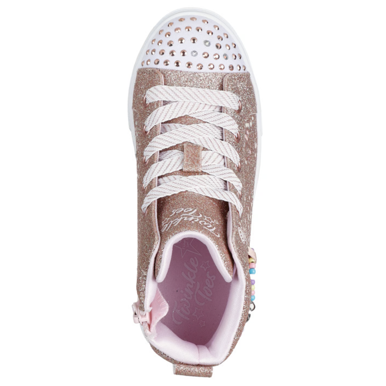 Skechers Skechers Twinkle Sparks Charm Bestie Rose Gold