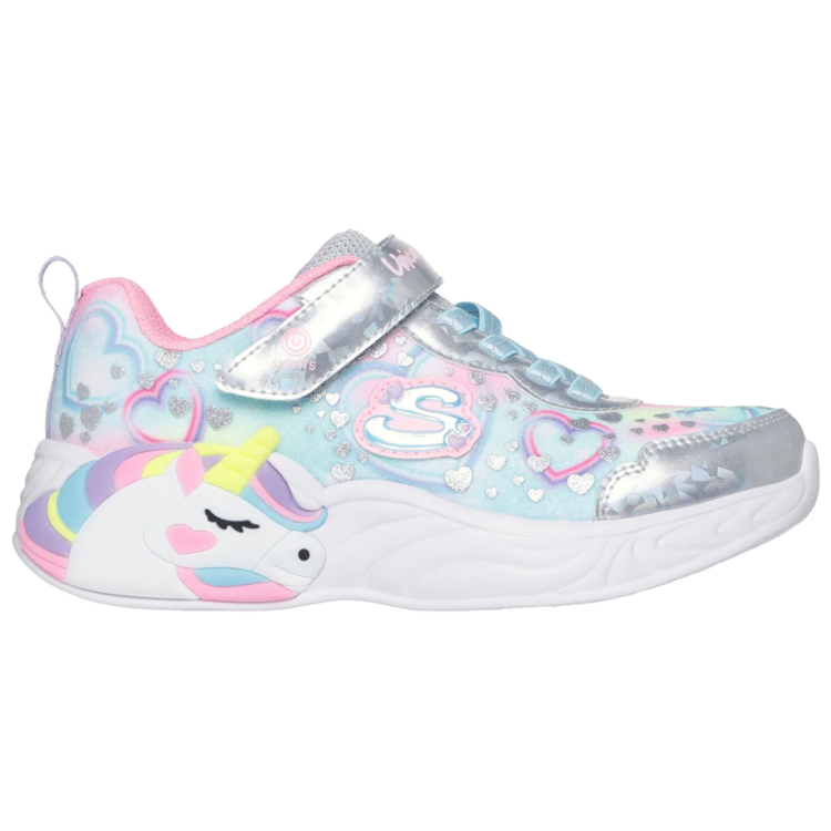 Skechers Skechers Unicorn Dreams Heart Sparkle Silver Multi