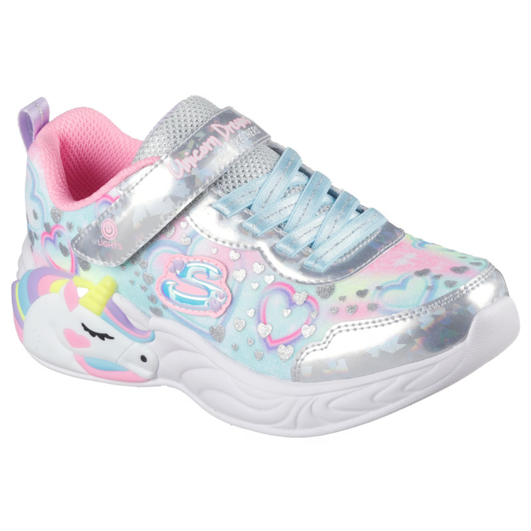 Skechers Skechers Unicorn Dreams Heart Sparkle Silver Multi