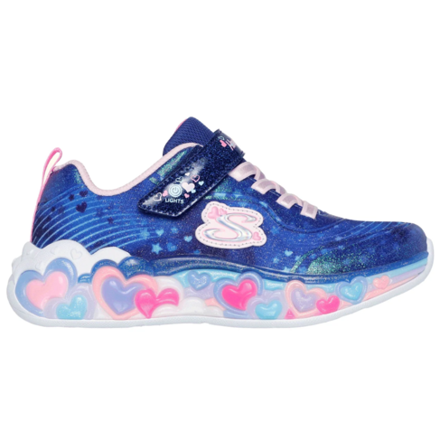 Skechers Eternal Heart Lights Navy Multi