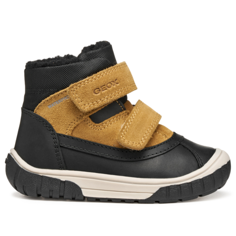 Geox B Omar WP Black/Dk Yellow (Toddler 5.5)