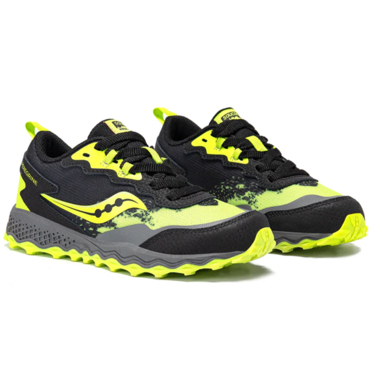 Saucony Saucony Peregrine KDZ Shield Black/Lime