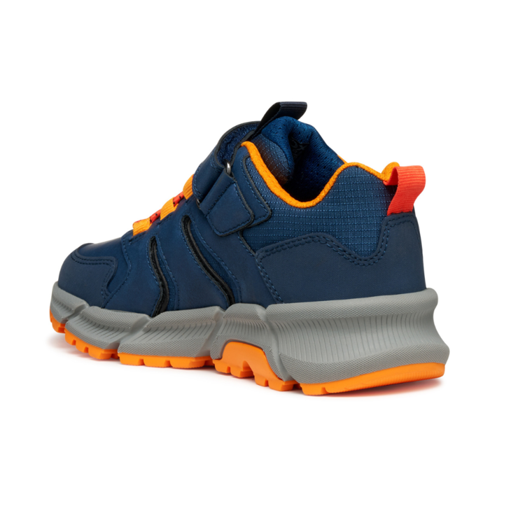 Geox Geox J Flexyper Plus Low ABX Denim/Orange
