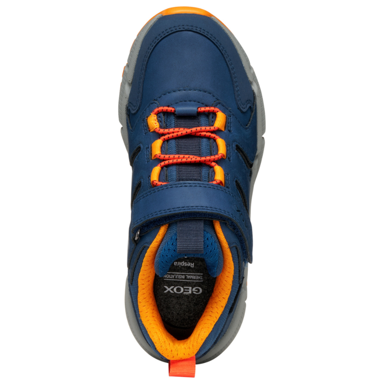 Geox Geox J Flexyper Plus Low ABX Denim/Orange