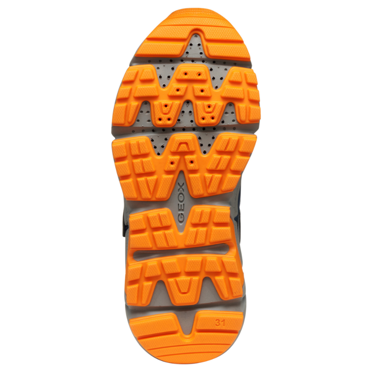 Geox Geox J Flexyper Plus Low ABX Denim/Orange