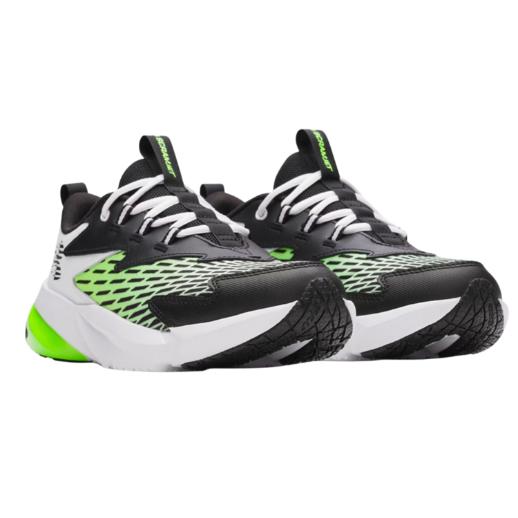 Under Armour Under Armour GS Scramjet 7 White/Hyper Green