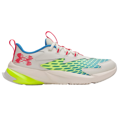 Under Armour GS Scramjet 7 Summit White/High Vis Yellow