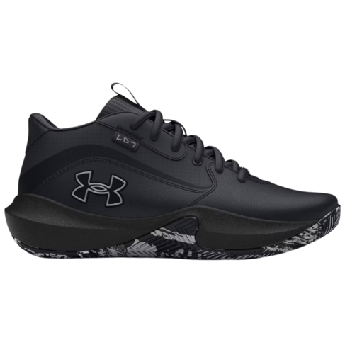 Under Armour GS Lockdown 7 Black/Metallic Silver