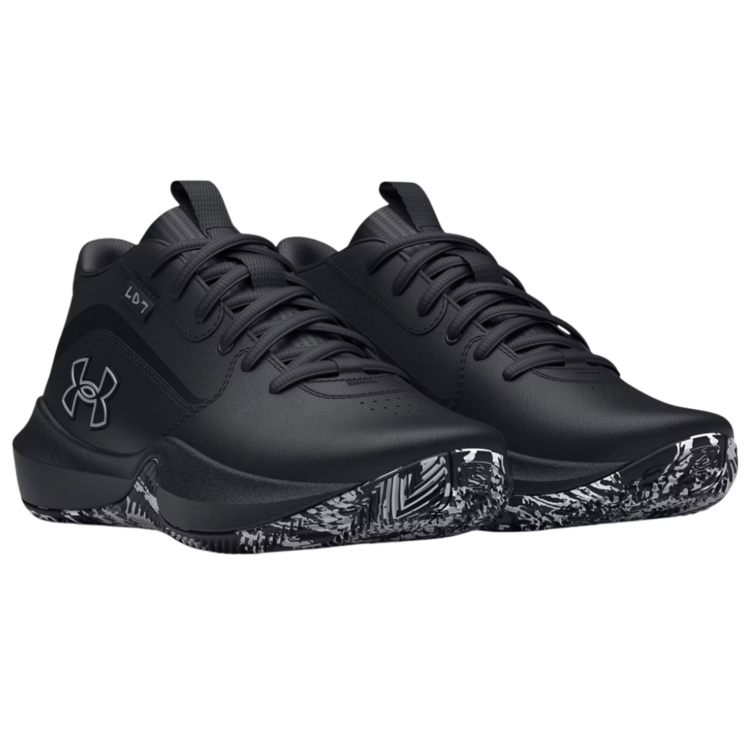 Under Armour Under Armour GS Lockdown 7 Black/Metallic Silver