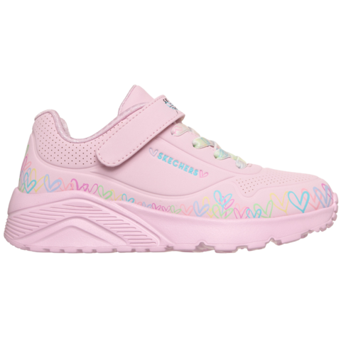 Skechers Uno Lite Heart Craze Light Pink Multi