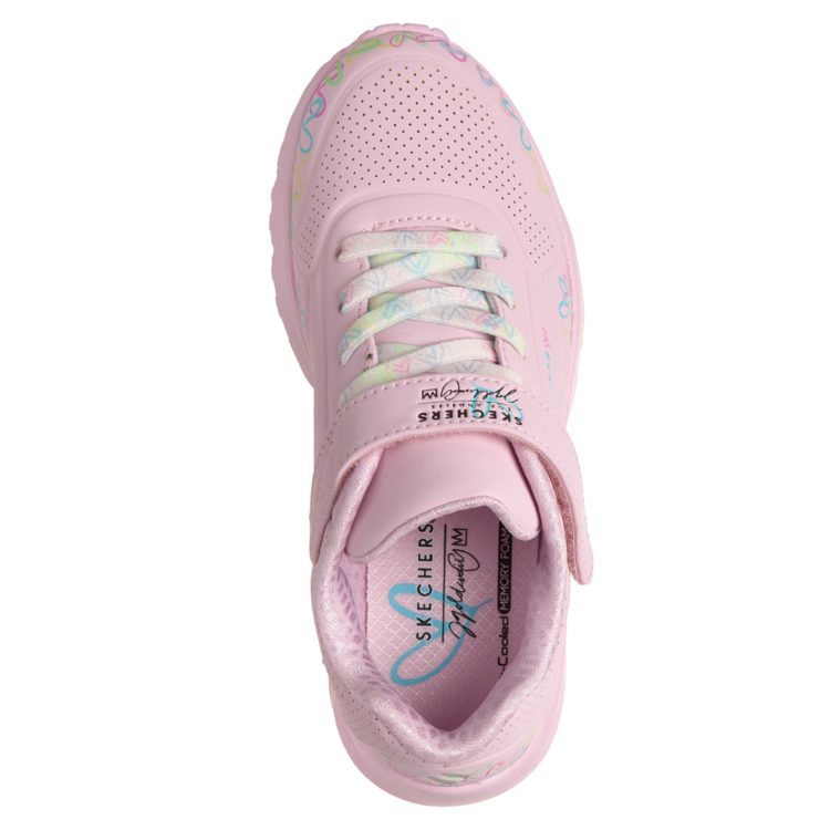 Skechers Skechers Uno Lite Heart Craze Light Pink Multi