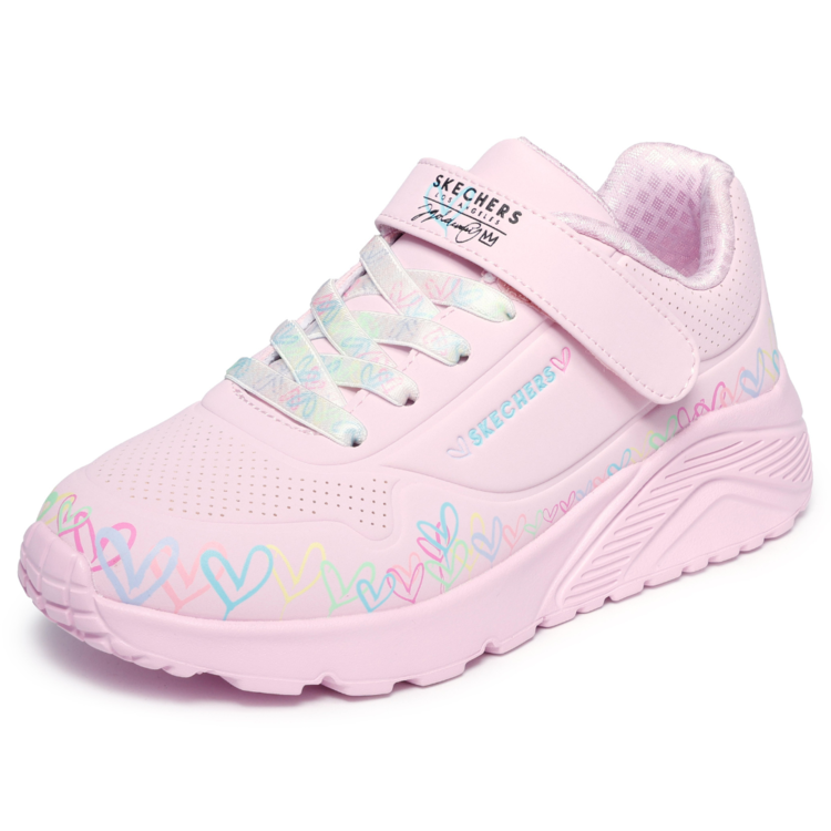 Skechers Skechers Uno Lite Heart Craze Light Pink Multi
