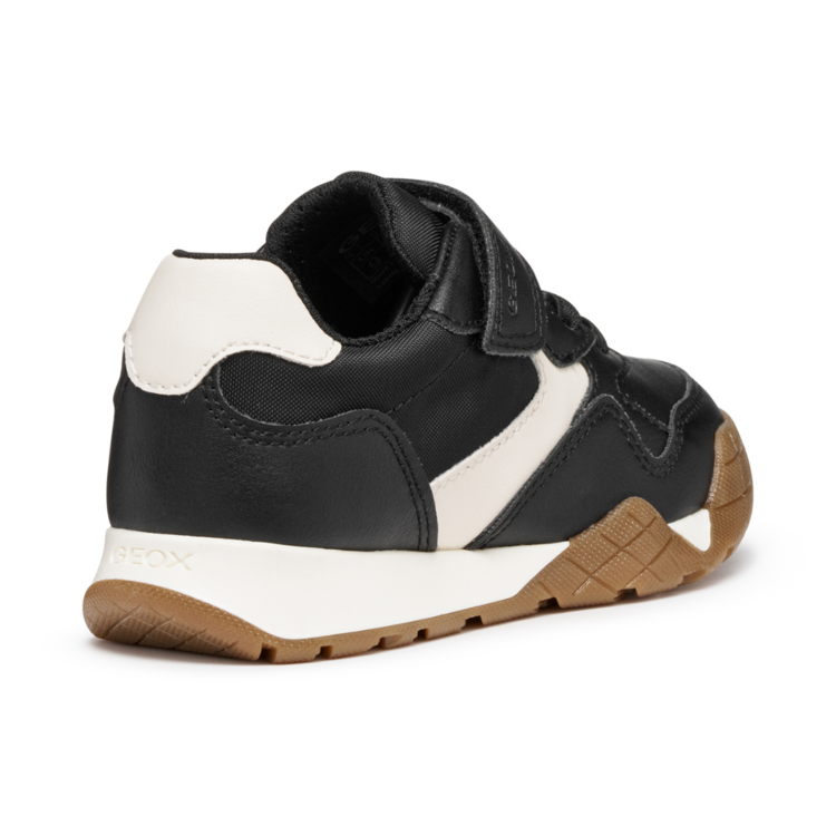 Geox Geox J Rann Black/Lt Ivory