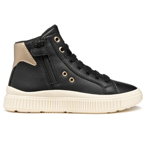 Geox J Laquinny Black/Platinum