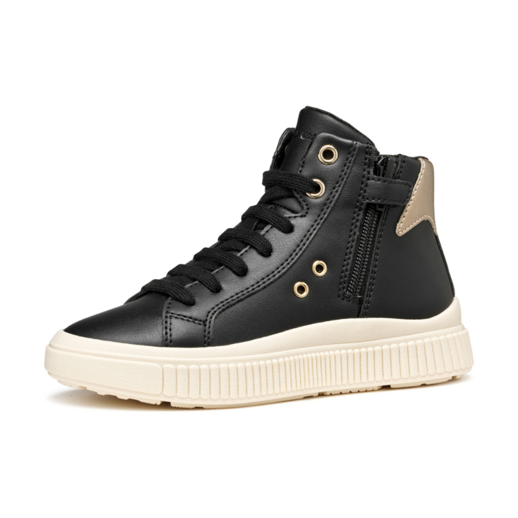 Geox Geox J Laquinny Black/Platinum