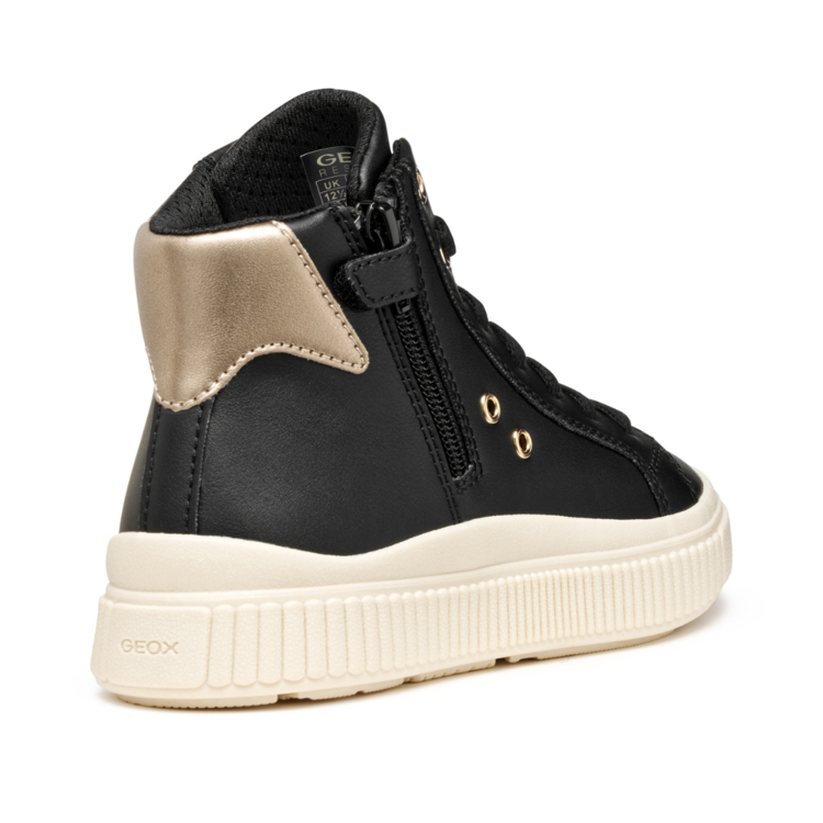 Geox Geox J Laquinny Black/Platinum