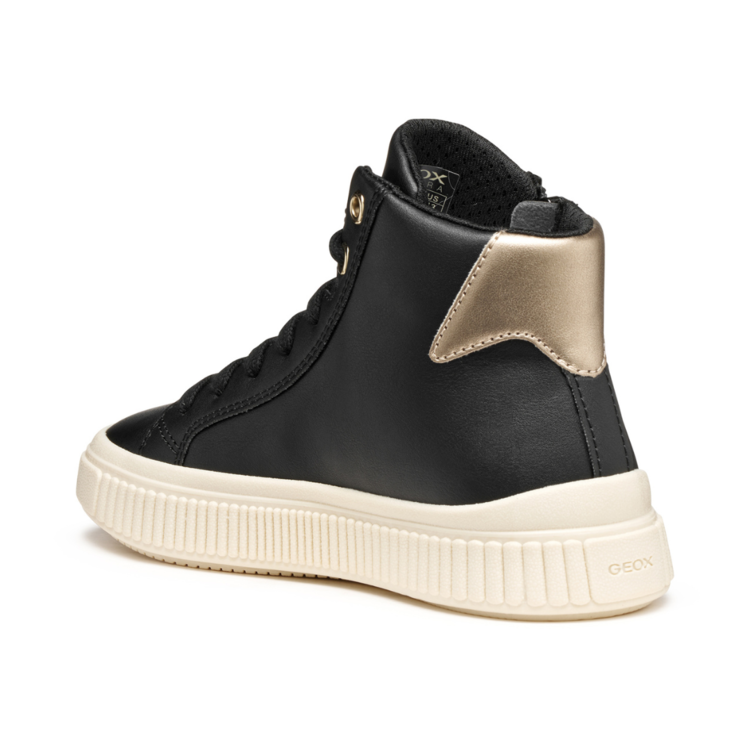 Geox Geox J Laquinny Black/Platinum