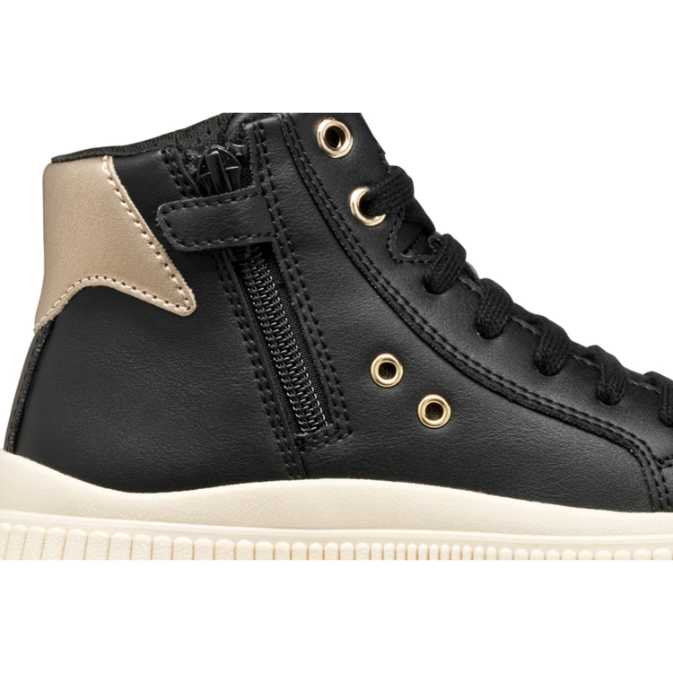 Geox Geox J Laquinny Black/Platinum