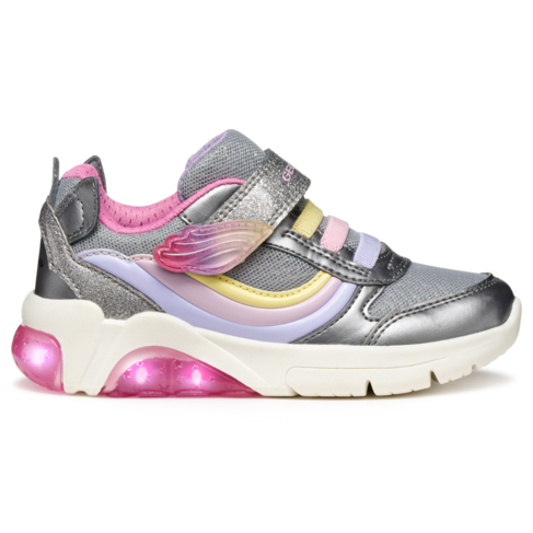 Geox J Fadinlight Silver/Multi