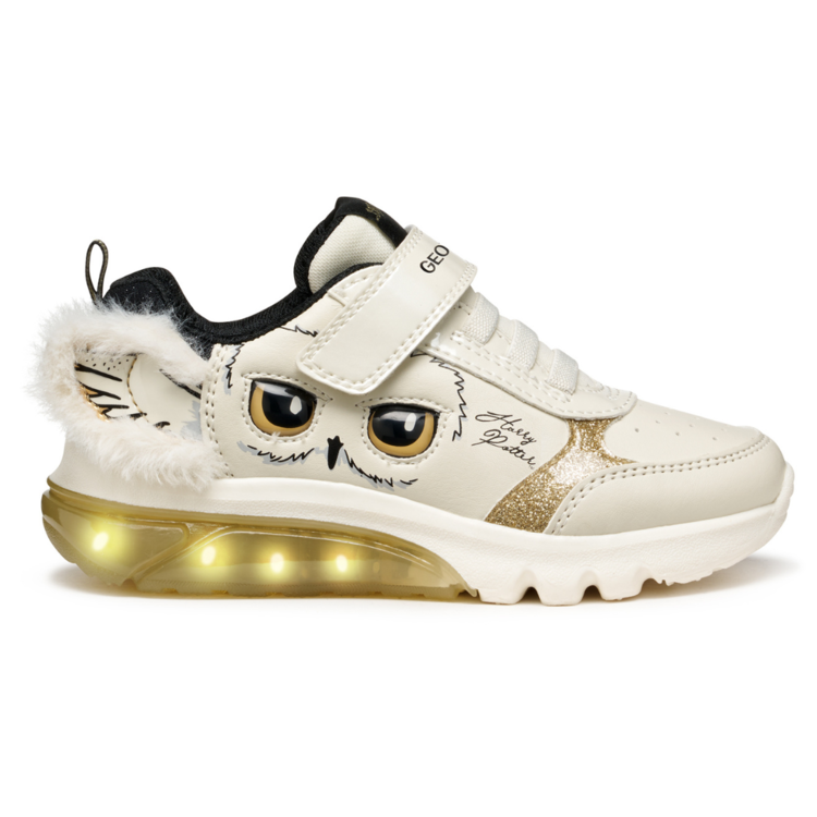 Geox Geox J Ciberdron Lt Ivory/Platinum