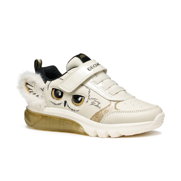 Geox Geox J Ciberdron Lt Ivory/Platinum