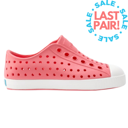Native Jefferson Flamingo Pink/Shell White (Toddler 6)
