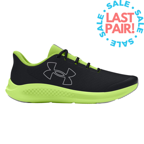 Under Armour GS Charged Pursuit 3 BL Black/Green (Youth 4 + 6)