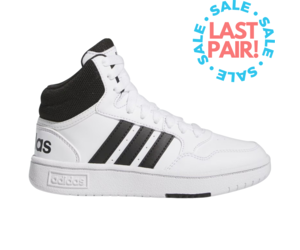Adidas Hoops Mid 3.0 FtwWht/CBlack - Kiddie Kobbler St Laurent