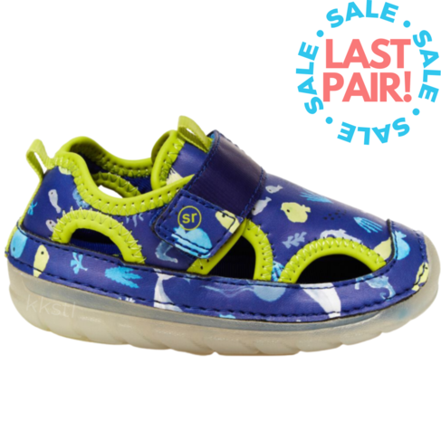Stride Rite Change Colour SM Splash Blue Multi (Toddler 3 + 3.5)