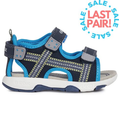 Geox B Sandal Multy (O/T) Navy/Azure (Toddler 10)