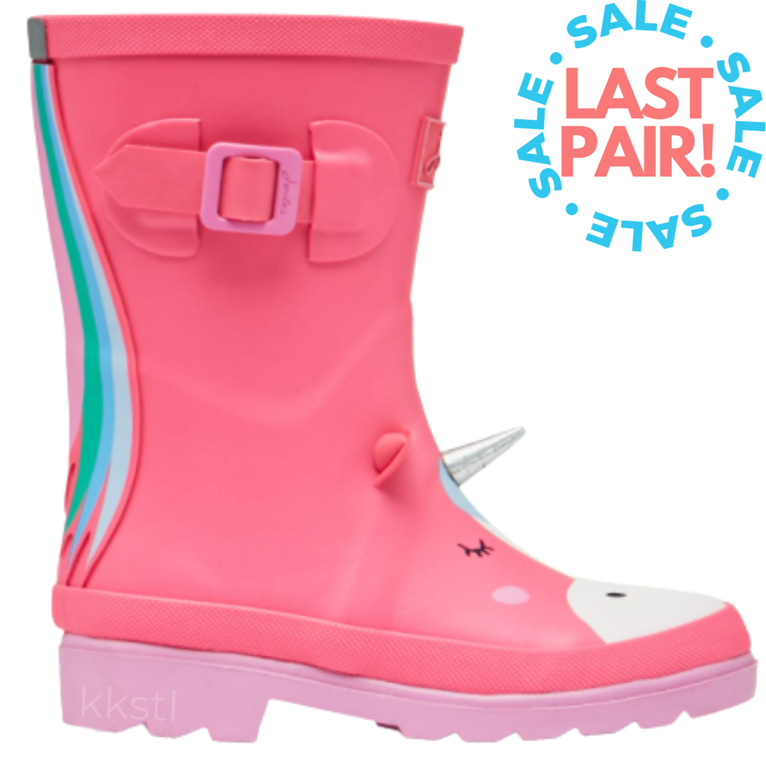 Unicorn Joules Toddler Wellies Joules Garden Welly Rain Boots Boys - Main Image