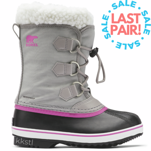 Sorel Yoot Pac Nylon Chrome Grey/Black (Child 2)