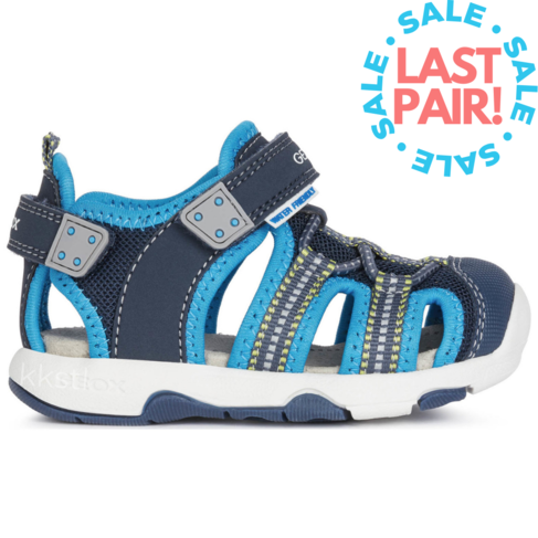 Geox B Sandal Multy Navy/Azure (Toddler 8.5 + 9)