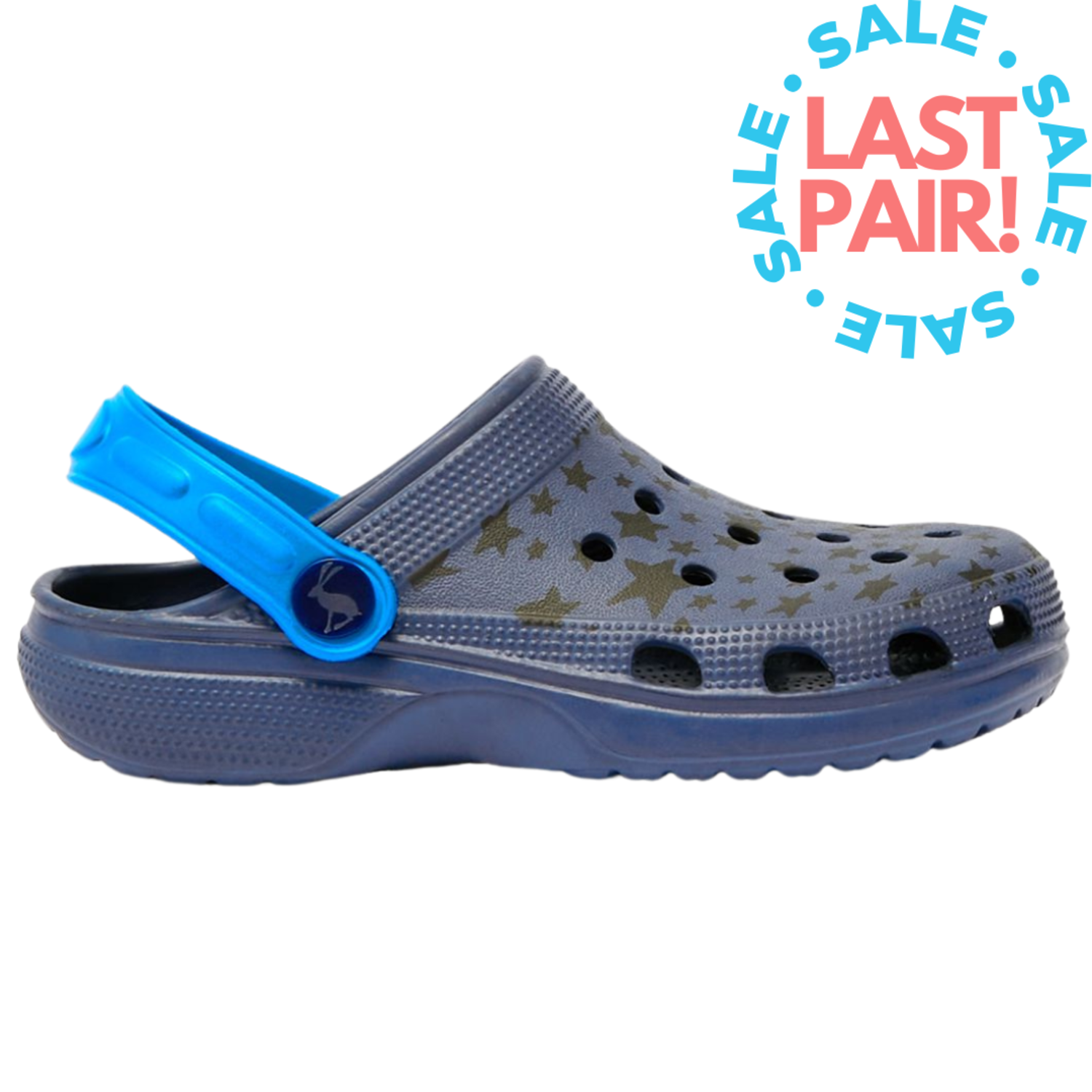 Joules Poole Clog Navy Stars Kids Shoes in Canada Kiddie