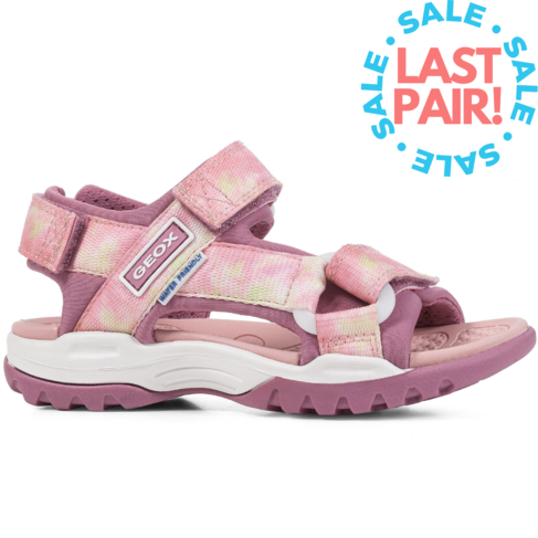 Geox J Borealis (O/T) Cyclamen/Lt Coral (Child 11+ 2)