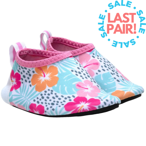 Robeez Aqua Shoe Tropical Hibiscus (Infant Size 1)